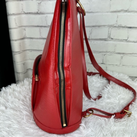Louis Vuitton Red Epi Leather Backpack Custom - Picture 7 of 16